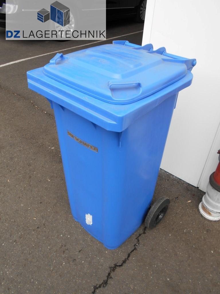 Mülltonne 120 L in blau – DZ Lagertechnik