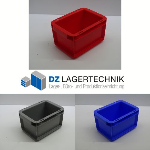Lagerbox EF 2120 in rot von SSI Schäfer 200x150x120