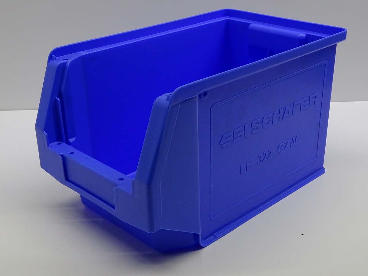Sichtlagebox LF 322 in blau von SSI Schäfer 343x209x200mm