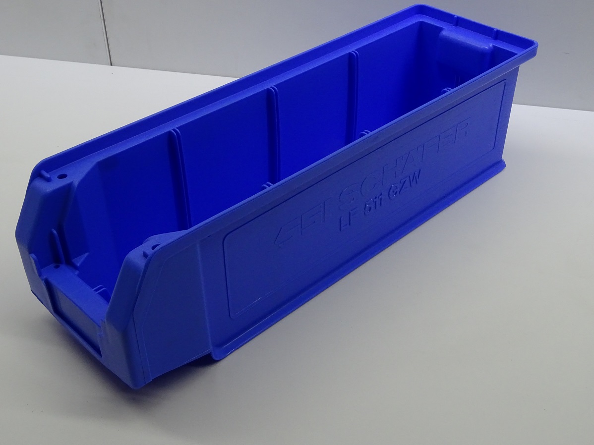 LF 511 Sichtlagerkasten in blau von SSI Schäfer 500x156x143 mm