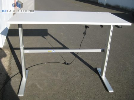 Elektrisch höhenverstellbarer Schreibtisch mit Tischplatte