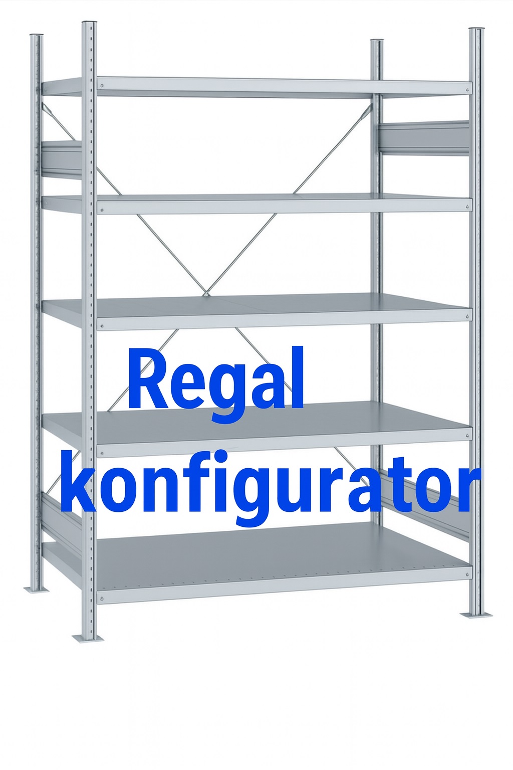 SSI Schäfer R3000 Fachbodenregal Konfigurator Tiefe 800 mm x Feldbreite 994 / 995 / 1.282 mm