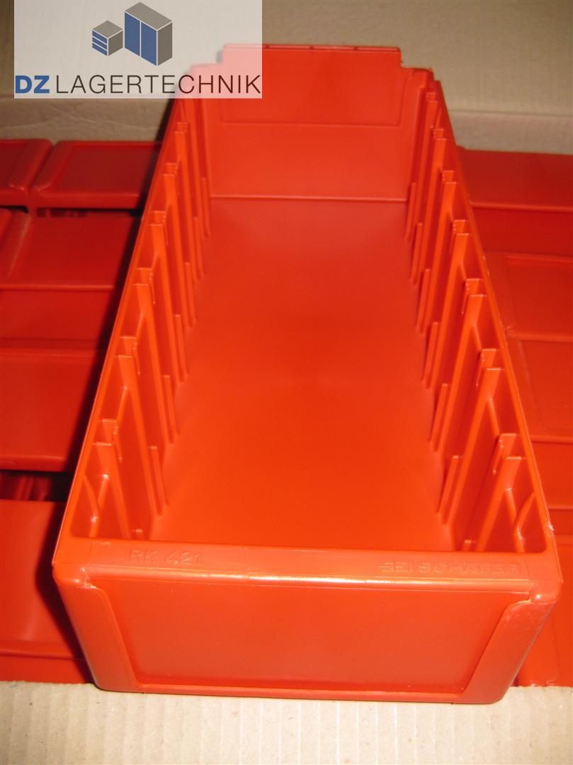 RK 421 Regalkasten in rot von SSI Schäfer 408x162x115