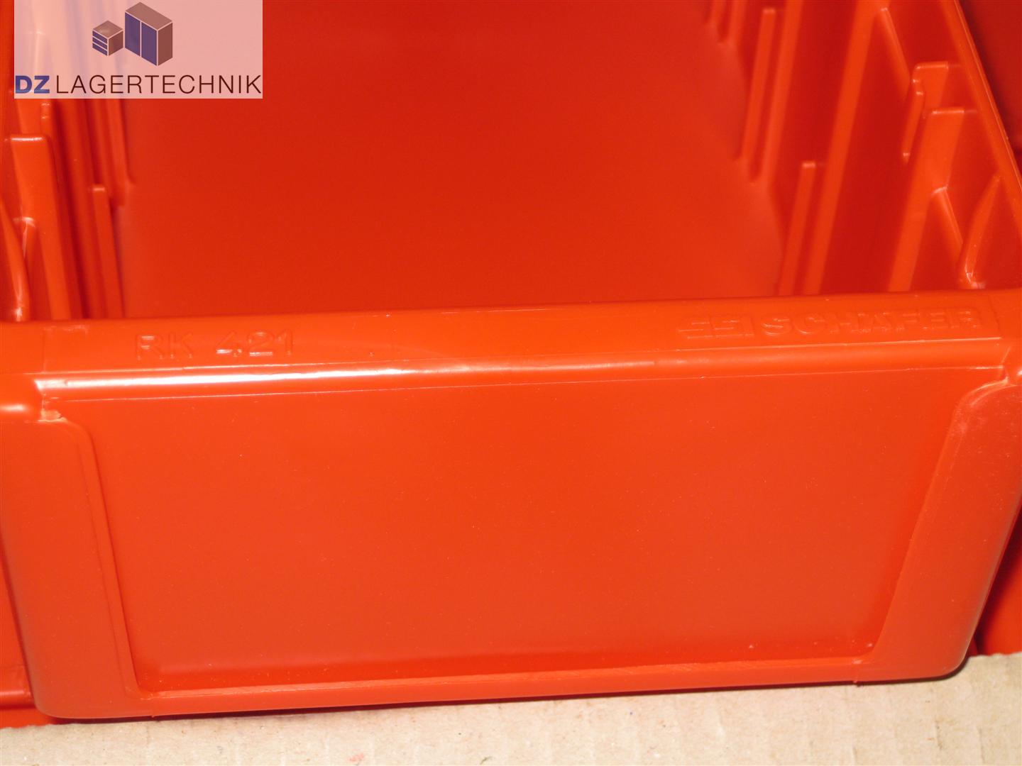 RK 421 Regalkasten in rot von SSI Schäfer 408x162x115 – Bild 3