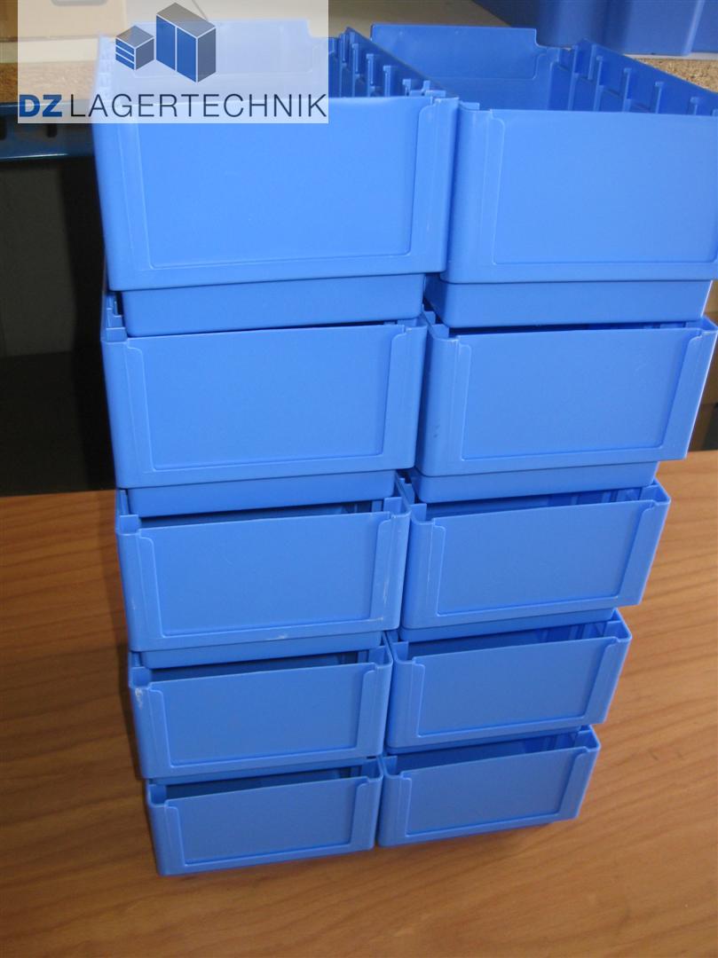 Regalkiste RK 321 in blau von SSI Schäfer 290x162x115 – Bild 2