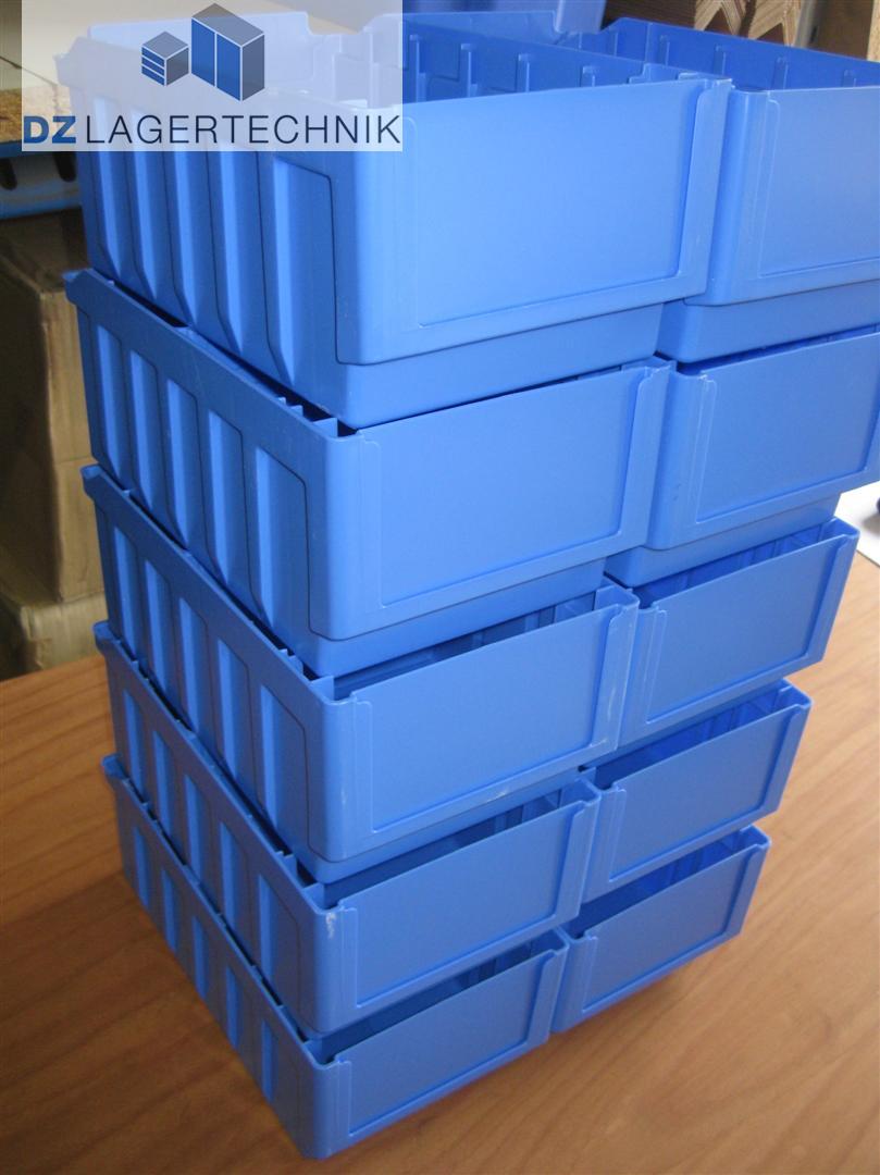 Regalkiste RK 321 in blau von SSI Schäfer 290x162x115