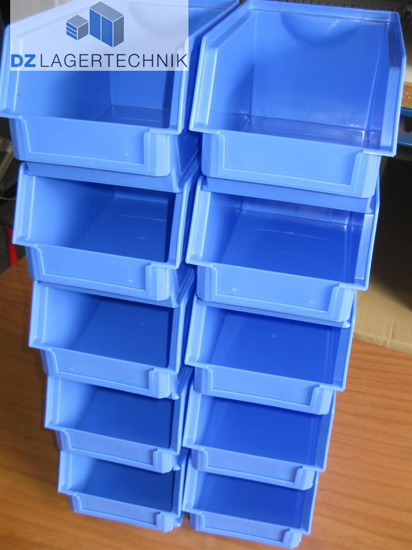 Stapelkasten 14/7-4 in blau von SSI Schäfer 230x150x122 mm