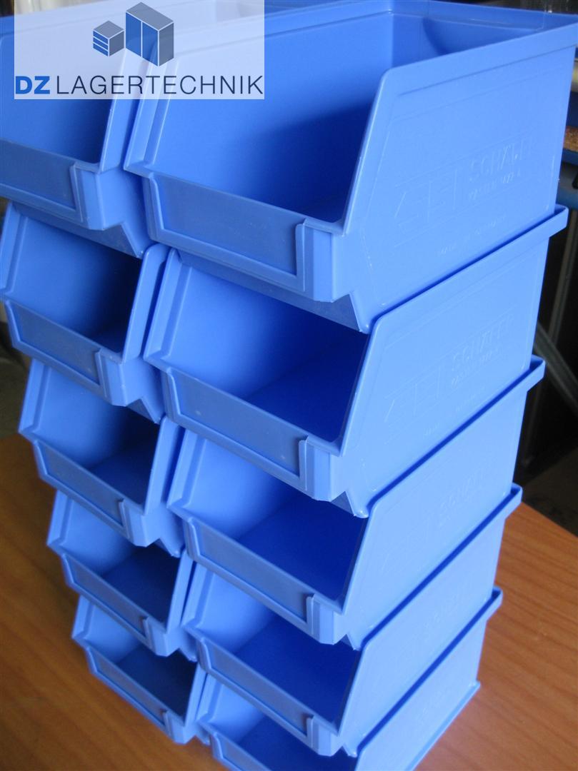 Stapelkasten 14/7-4 in blau von SSI Schäfer 230x150x122 mm – Bild 4