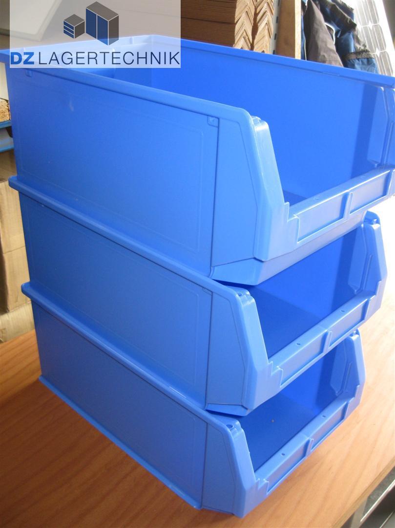 Sichtlagerkasten 14/7-2 in blau von SSI Schäfer 510x320x200 mm – Bild 3