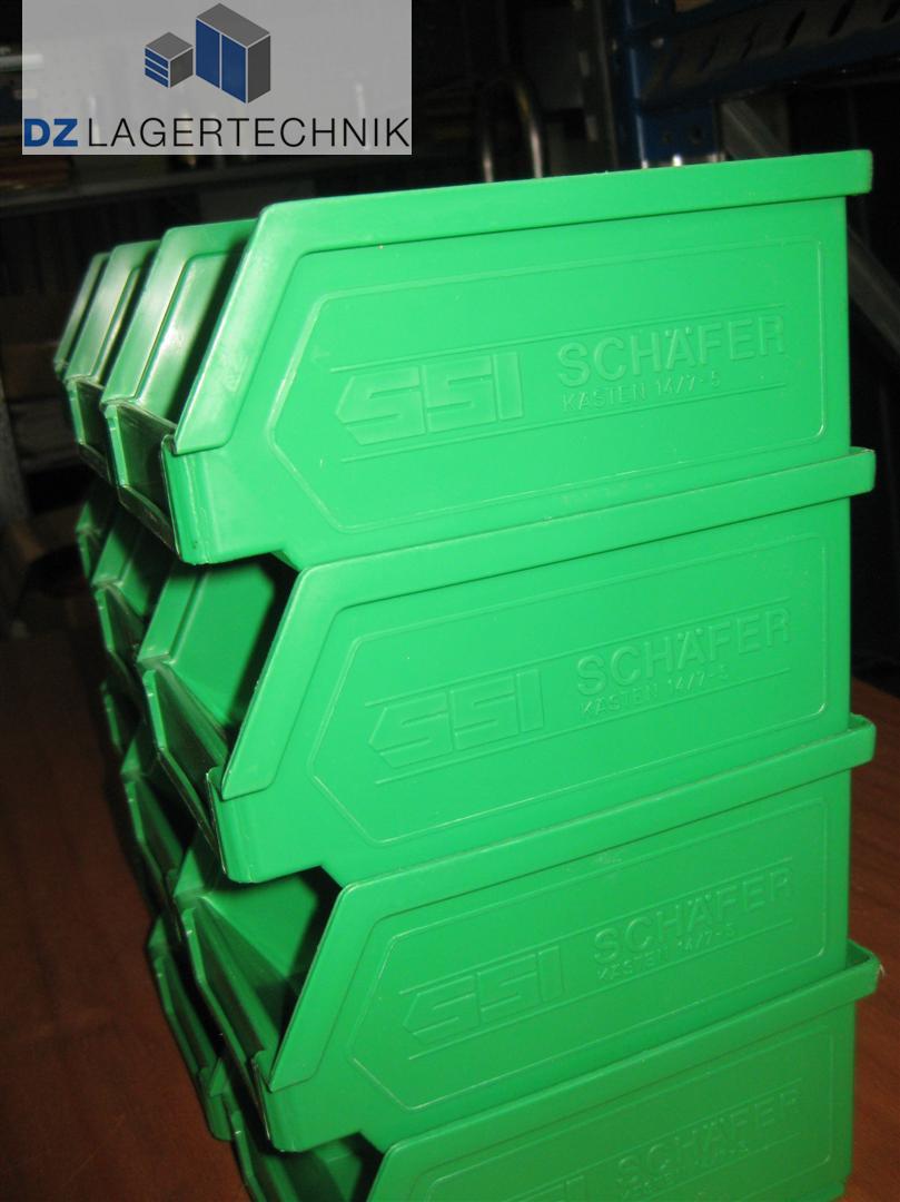Lagerkasten 14/7-5 in grün von SSI Schäfer 167x103x77 mm – Bild 2
