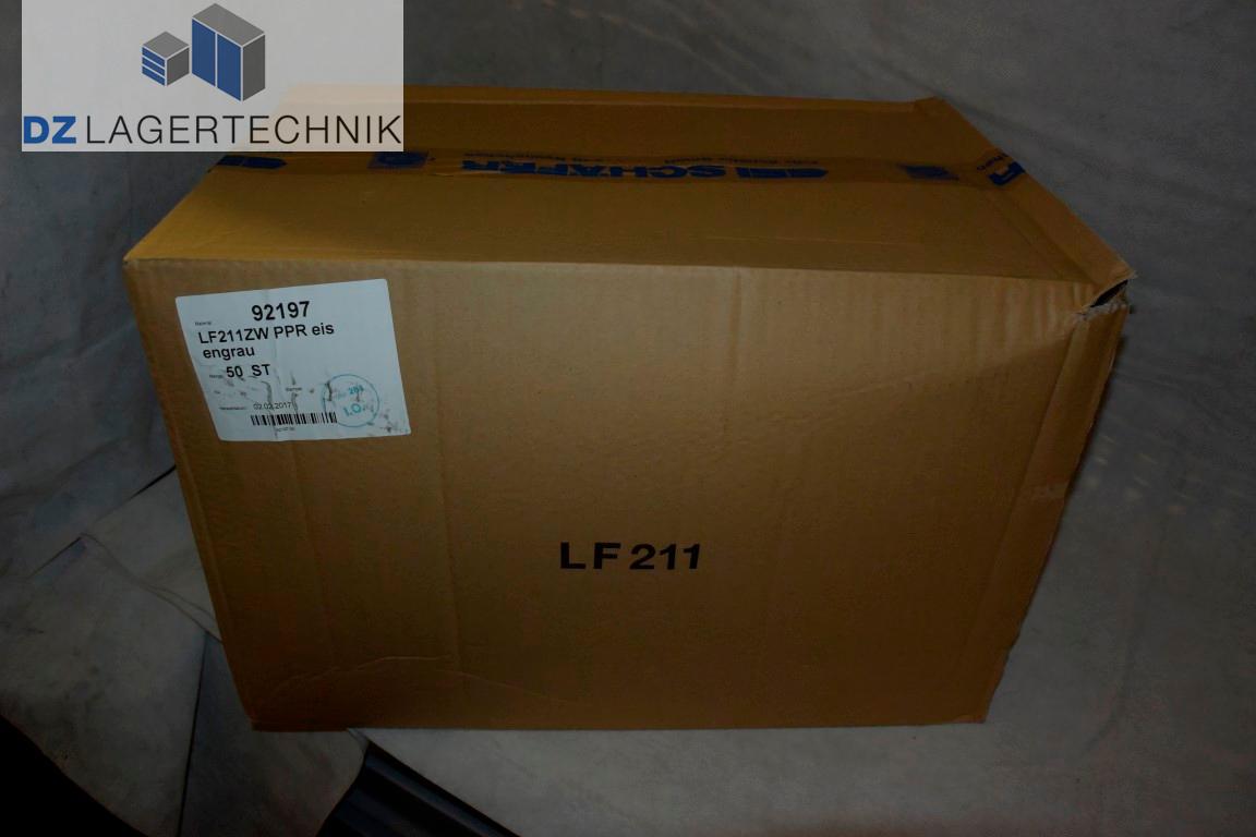 Sichtlagerkasten LF 211 ZW grau 168x103x76 – Bild 4