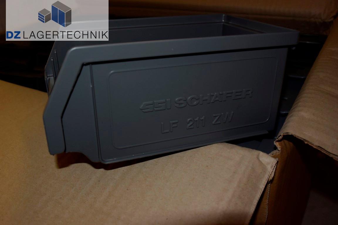 Sichtlagerkasten LF 211 ZW grau 168x103x76 – Bild 2