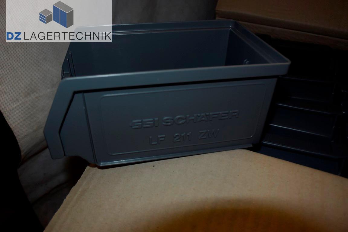 Sichtlagerkasten LF 211 ZW grau 168x103x76 – Bild 3