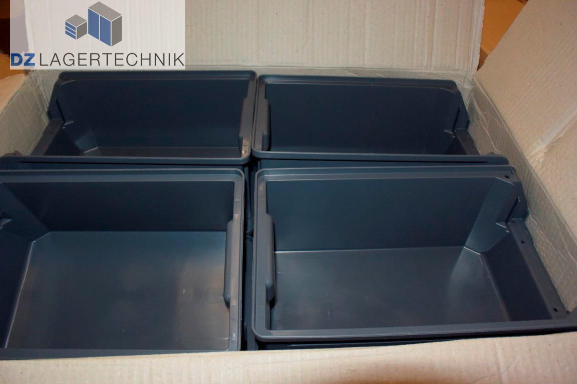 Lagerbox LF 321 in grau von SSI Schäfer 343x209x145 – Bild 2