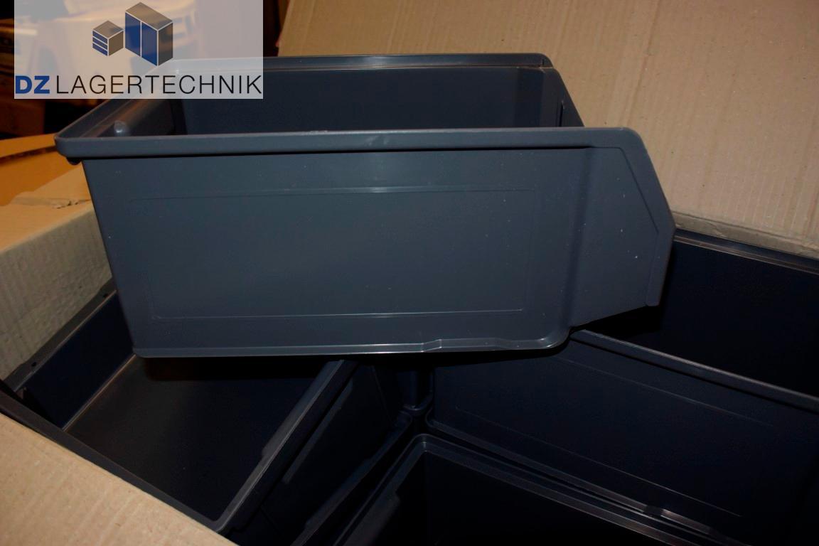 Lagerbox LF 321 in grau von SSI Schäfer 343x209x145 – Bild 3