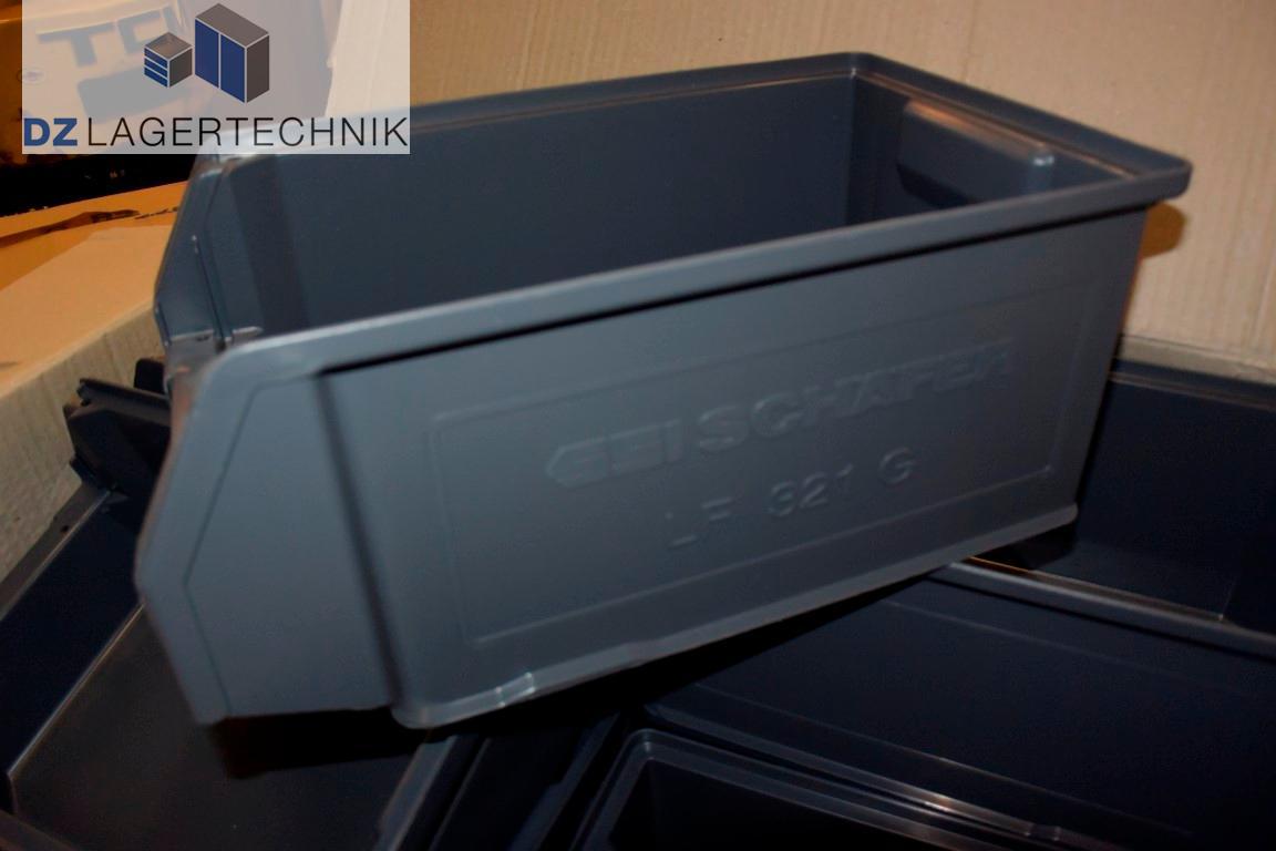 Lagerbox LF 321 in grau von SSI Schäfer 343x209x145