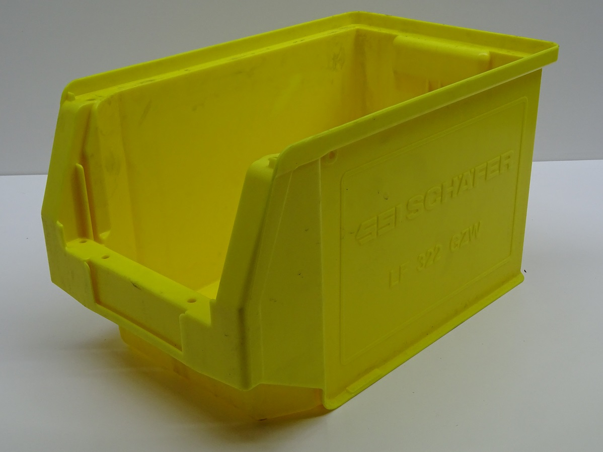 Sichtlagerkasten LF 322 in gelb von SSI Schäfer 350x220x200 mm
