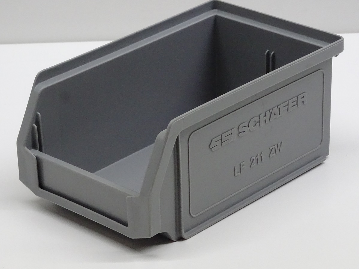 Sichtlagerkasten LF 211 ZW grau 168x103x76