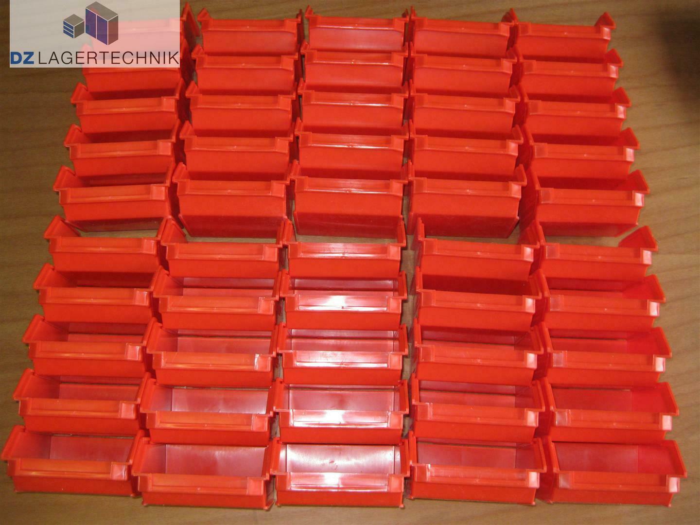 Sichtlagerkiste 14/7-6 in rot von SSI Schäfer 92x100x50 mm