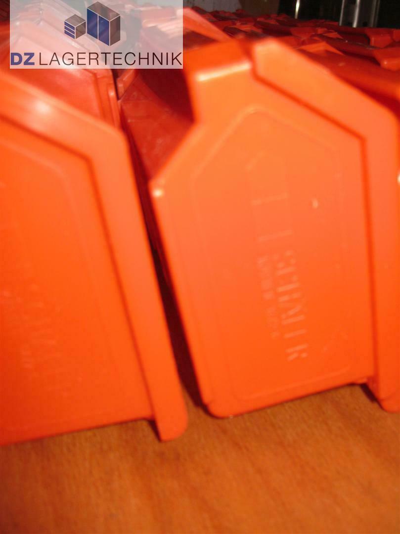 Sichtlagerkiste 14/7-6 in rot von SSI Schäfer 92x100x50 mm – Bild 4