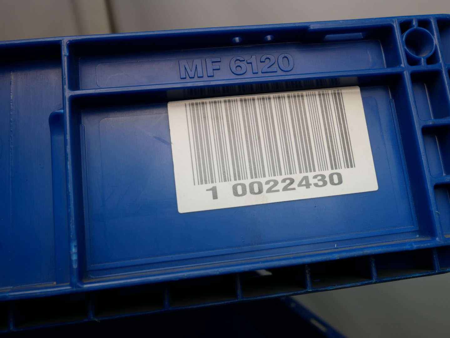 Lagerkasten MF 6120 in blau von SSI Schäfer 600x400x120 gebraucht – Bild 5