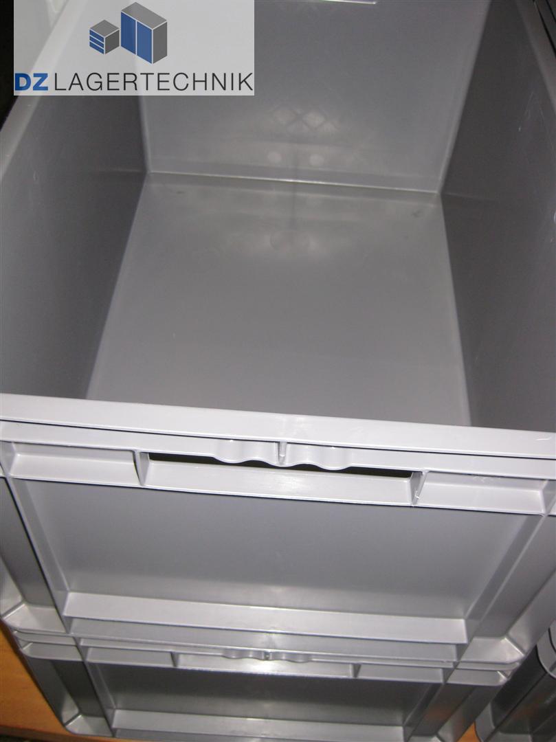 Lagerkasten EF 6280 in grau von SSI Schäfer 600x400x285 – Bild 5