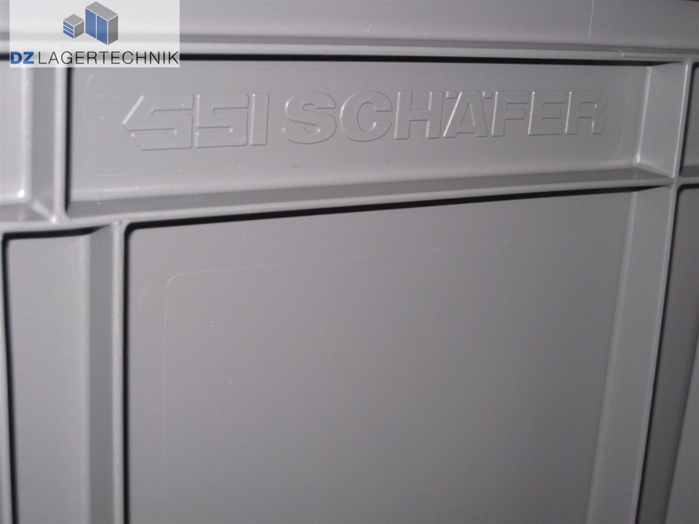 Lagerkasten EF 6280 in grau von SSI Schäfer 600x400x285 – Bild 2