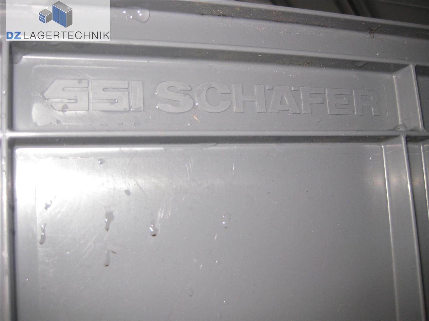 Lagerkiste EF 6240 in grau von SSI Schäfer 600x400x240 – Bild 3