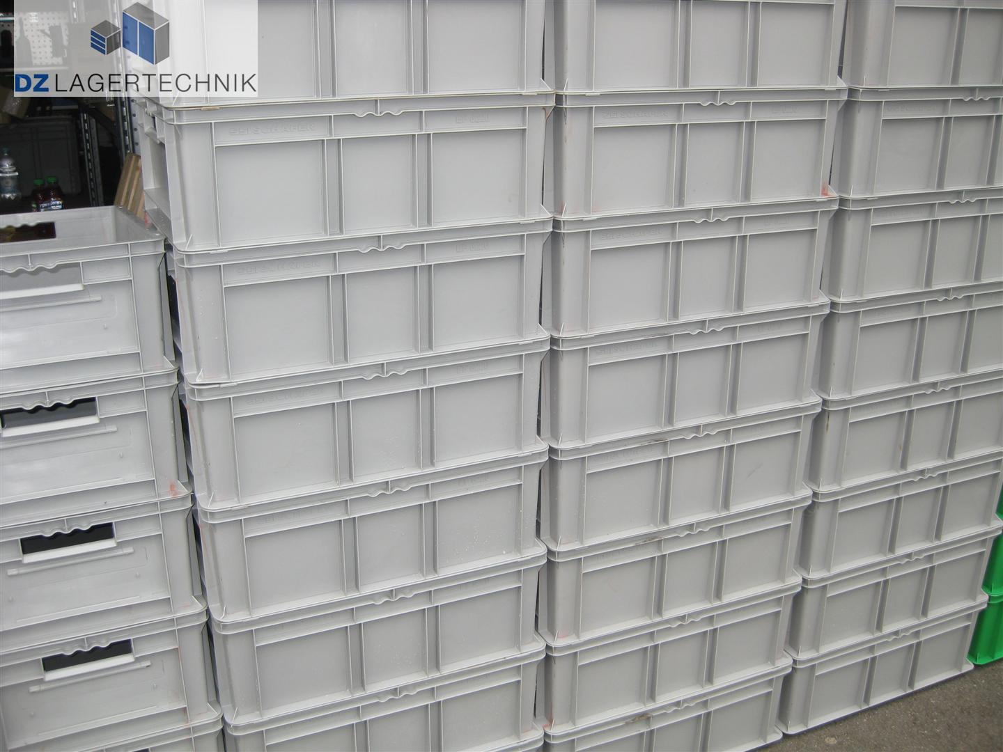 Lagerkasten EF 6220 Kiste in grau von SSI Schäfer 600x400x220 mm – Bild 4