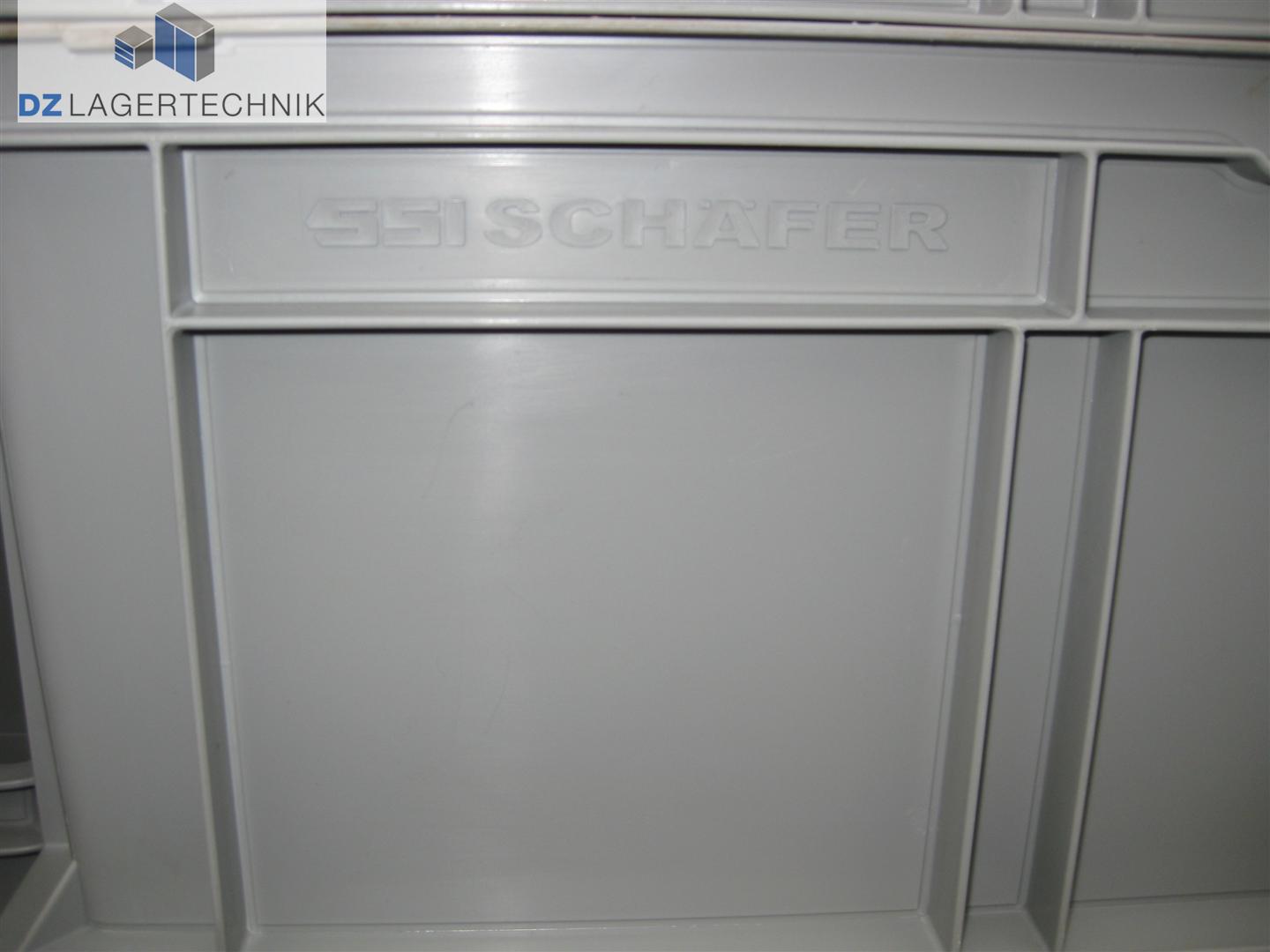 Kiste MF 6220 in grau von SSI Schäfer 600x400x220 mm – Bild 2