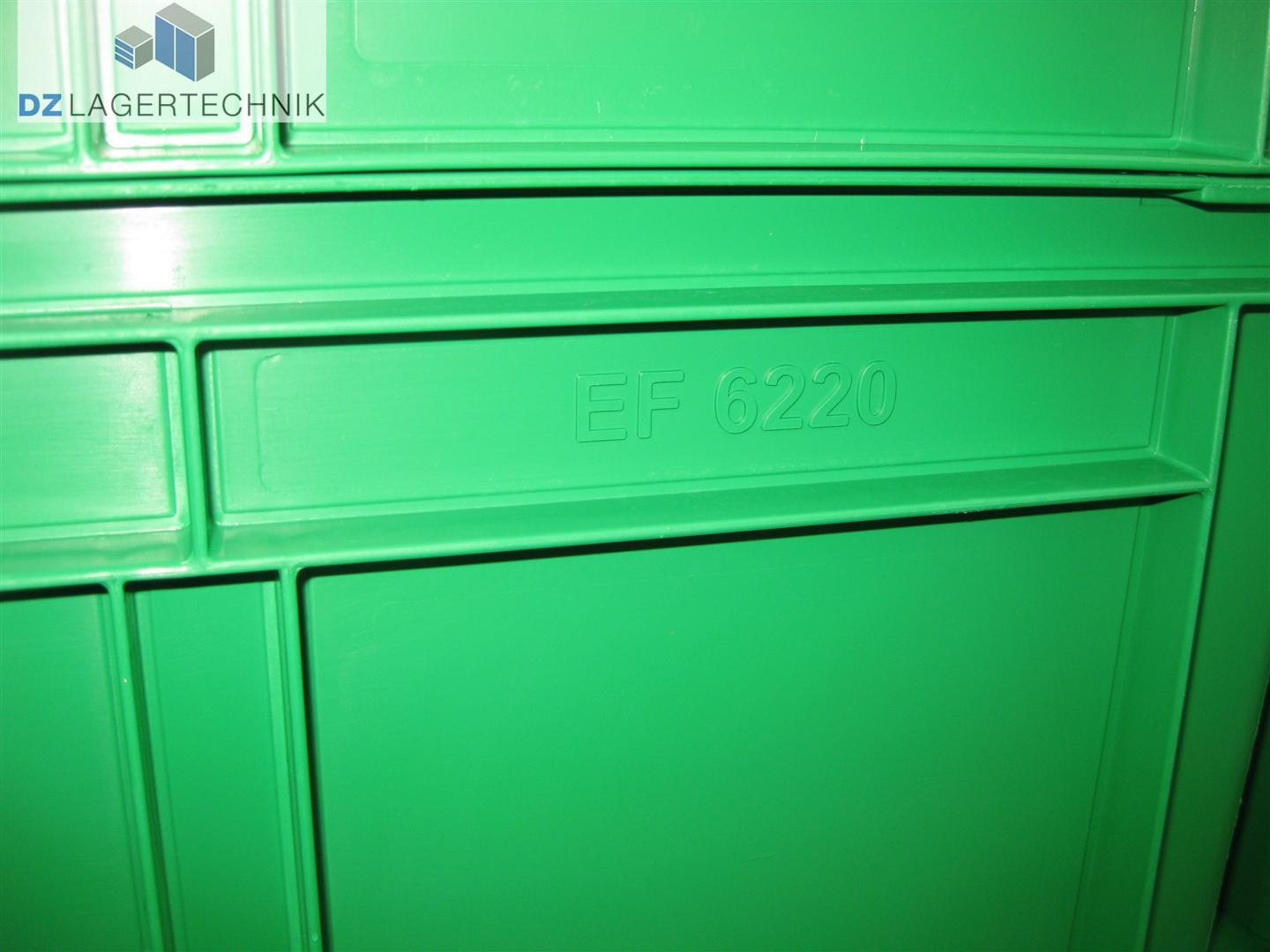 Lagerkiste EF 6220 in grün von SSI Schäfer 600x400x220 mm – Bild 2