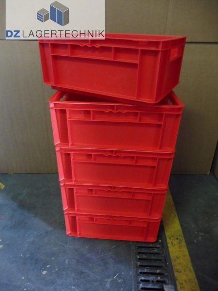 5x EF MF 4170 rot Kasten Lagrkasten Schäferbox Aufbewahrungsbox SSI 400x300x170 