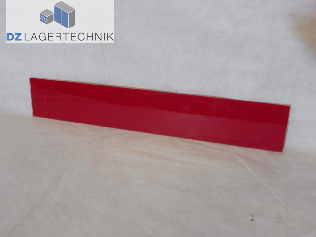 Franken GT106001 Magnetische Schreibtafel Glastafel rot 10 x 60 cm 