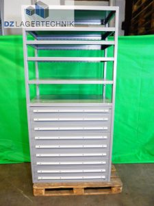 Kombischubladenschrank-R2000 Metallschrank 630x1055x1100 mm - DZ