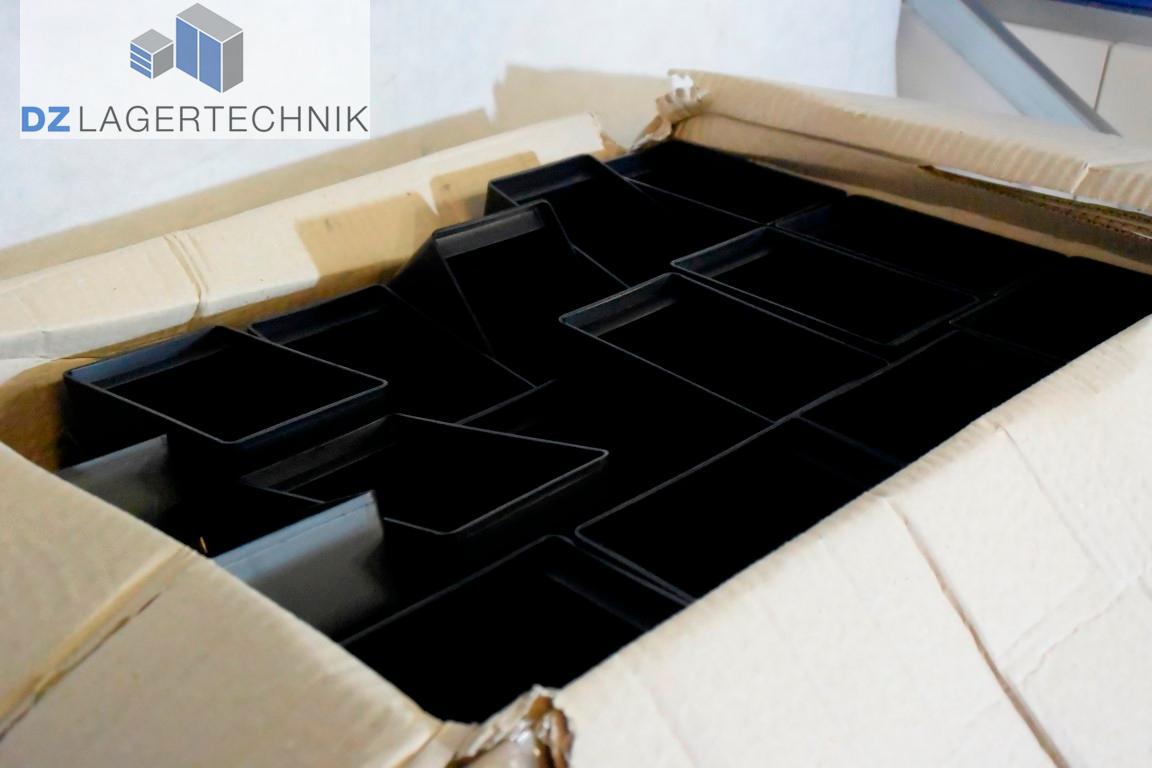 Einsatzkasten EK 6161 in schwarz von SSI Schäfer 140x90x80 – Bild 2