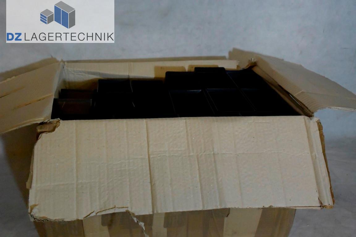 Einsatzkasten EK 6161 in schwarz von SSI Schäfer 140x90x80 – Bild 3