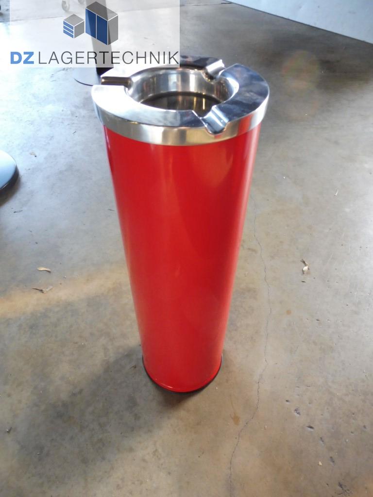 Standaschenbecher rot Durchmesser 200 mm – DZ Lagertechnik