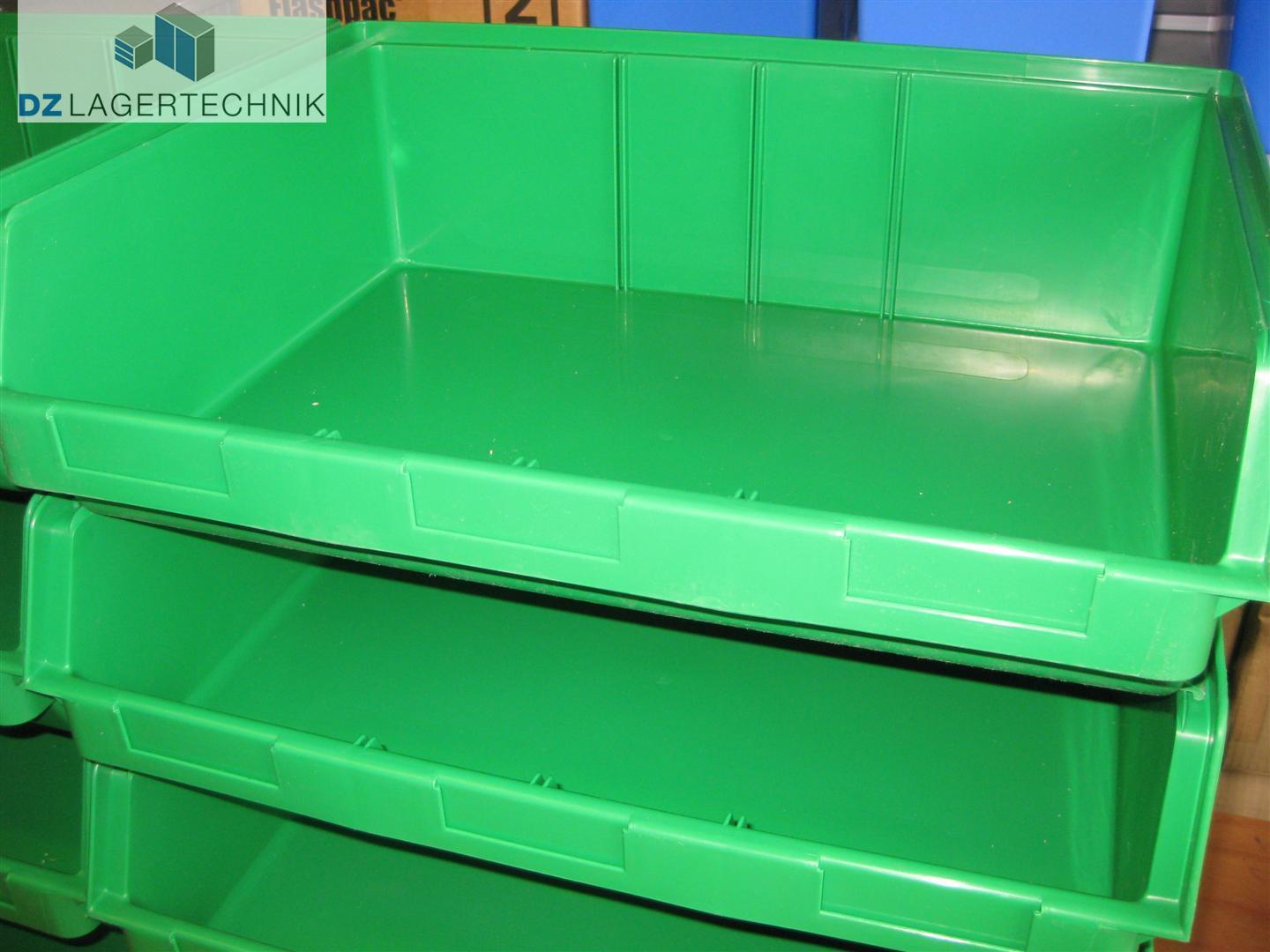 Sichtlagerkiste 14/7-3 ZD / LF 351 in grün von SSI Schäfer 348x470x145 – Bild 5