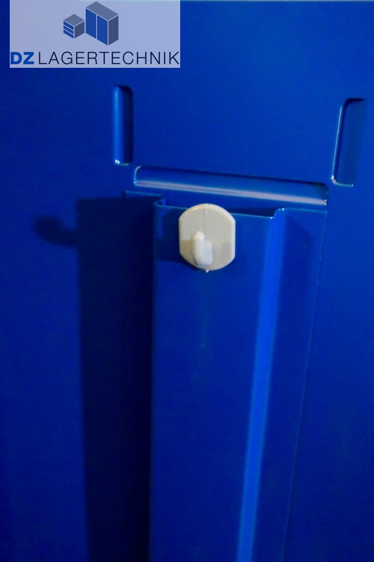 Kleiderspind mit 4 Abteilen blau – Bild 2