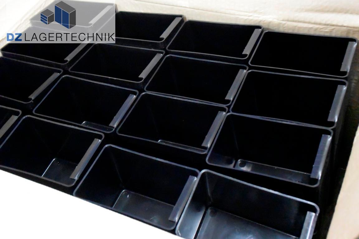 Einsatzkiste EK 111 schwarz von SSI Schäfer 137x87x110 mm – Bild 3