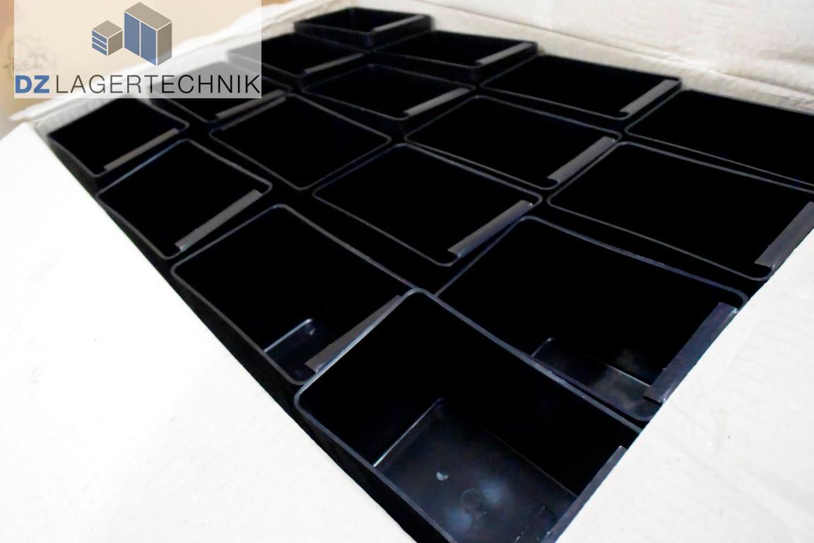 Einsatzkiste EK 111 schwarz von SSI Schäfer 137x87x110 mm – Bild 2