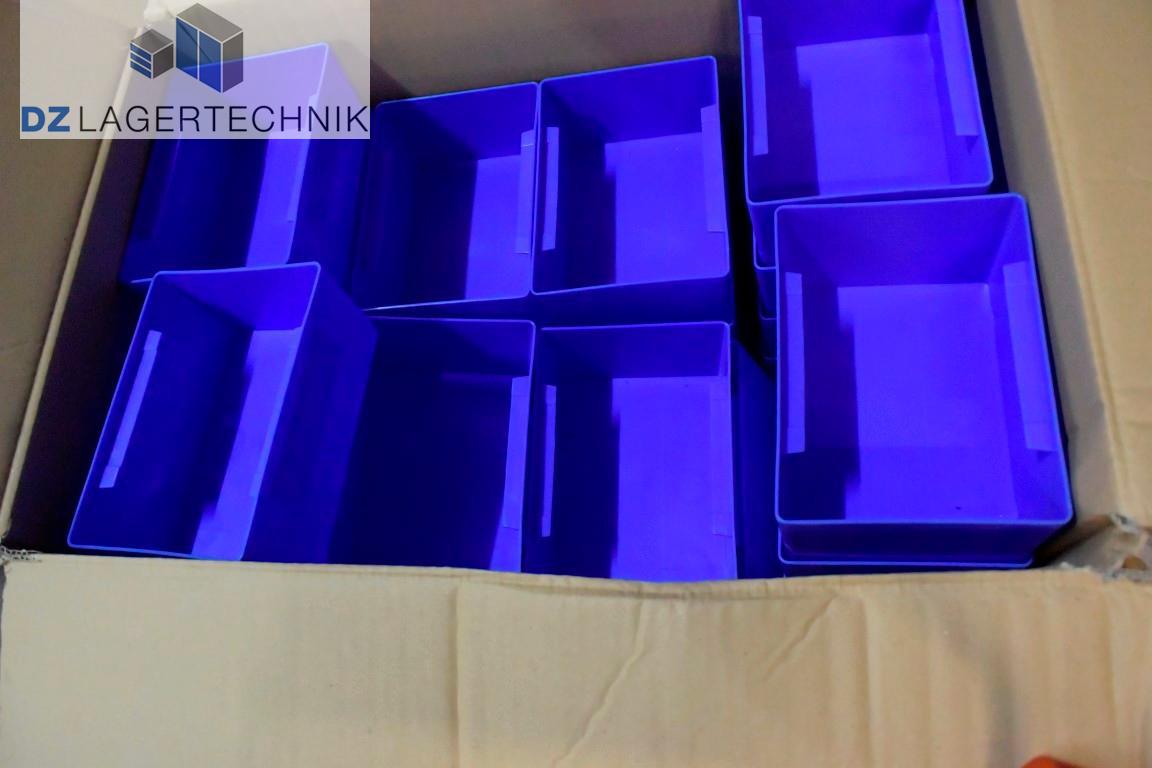 Lagerkiste EK 4041 in blau von SSI Schäfer 179x129x80 mm – Bild 3