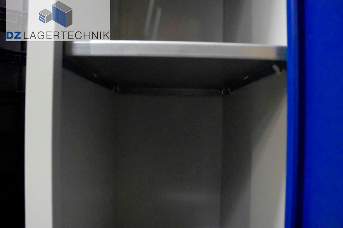 Wertfachschrank mit 2 Abteilen blau 500x630x850 – Bild 2