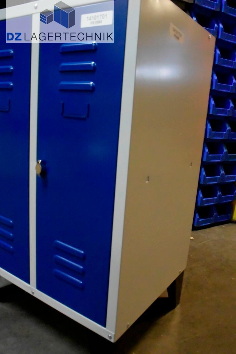 Wertfachschrank mit 2 Abteilen blau 500x630x850 – Bild 3
