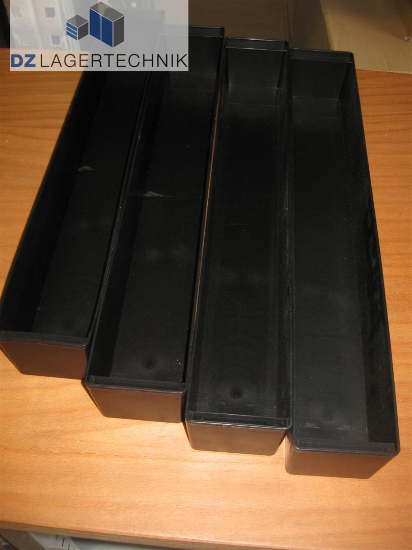 Einsatzkasten EK 6041 L in schwarz von SSI Schäfer 558x90x80