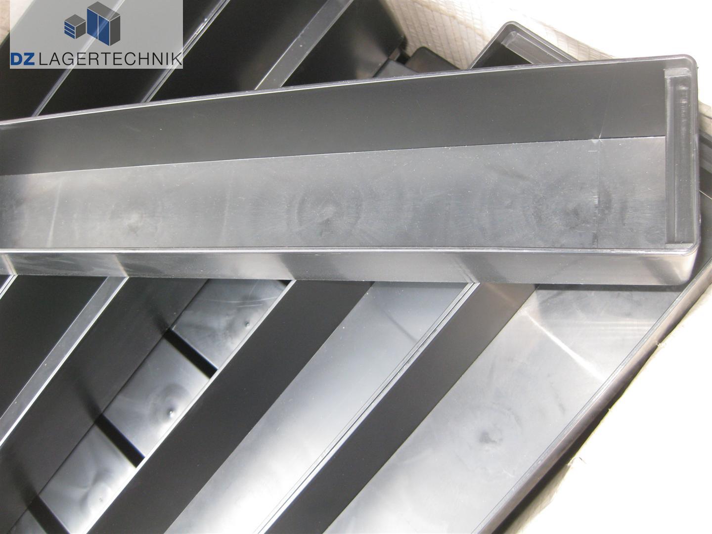 Einsatzkasten EK 6041 L in schwarz von SSI Schäfer 558x90x80 – Bild 4