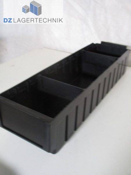 Regalkasten RK 621 B in schwarz von SSI Schäfer 590x243x115 – Bild 2