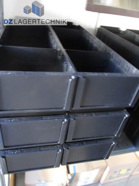 Regalkasten RK 621 B in schwarz von SSI Schäfer 590x243x115 – Bild 3