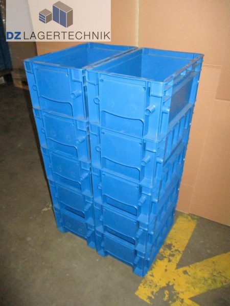 Kasten L-KLT 4147 in blau von SSI Schäfer 396x297x148 – Bild 3