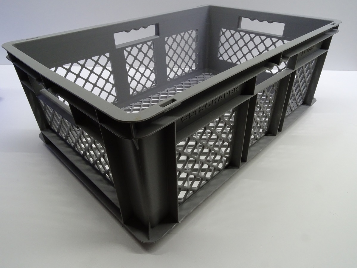 Bäckerkasten EF 6223 in grau von SSI Schäfer 600x400x220